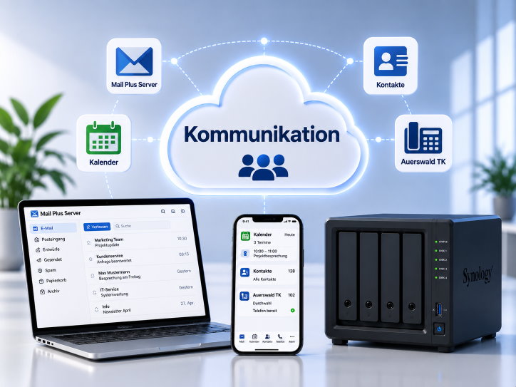 Mail, Kalender, Kontakte und Telefonie zentral verwalten